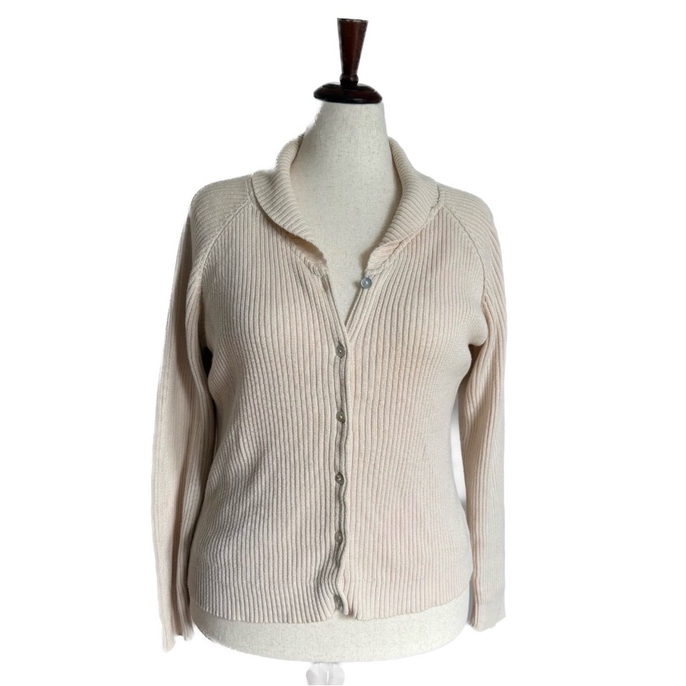 April Cornell Cream Cardigan